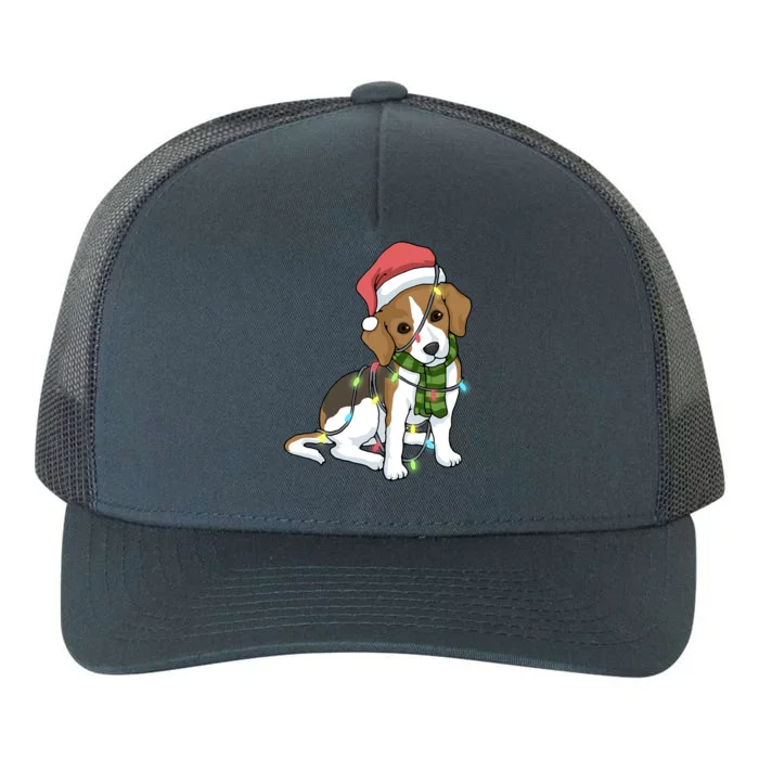 Beagle Christmas Decoration Gift Yupoong Adult 5-Panel Trucker Hat