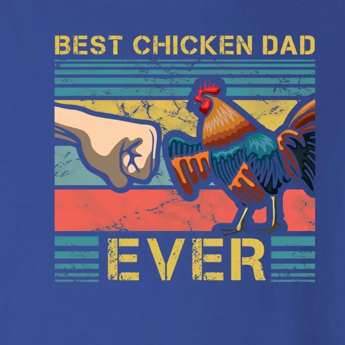 Best Chicken Dad Ever Farming Rooster Hen Poultry Business Gift Toddler Long Sleeve Shirt