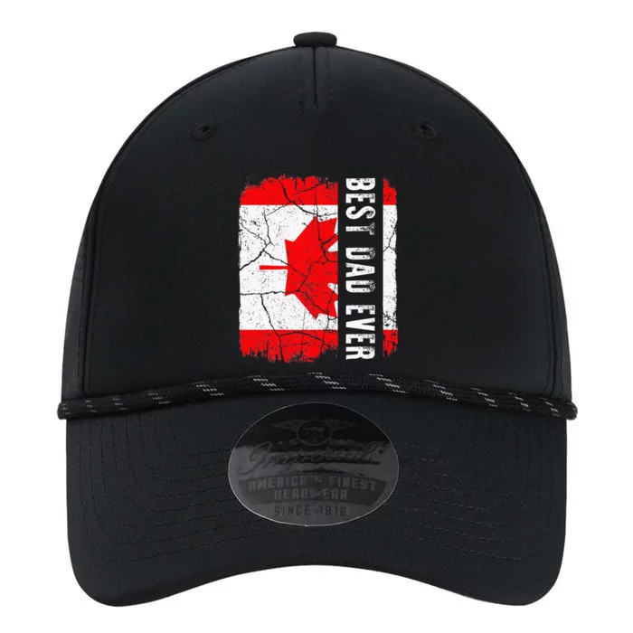 Best Canadian Dad Ever Canada Daddy Fathers Day Gift Performance The Dyno Cap