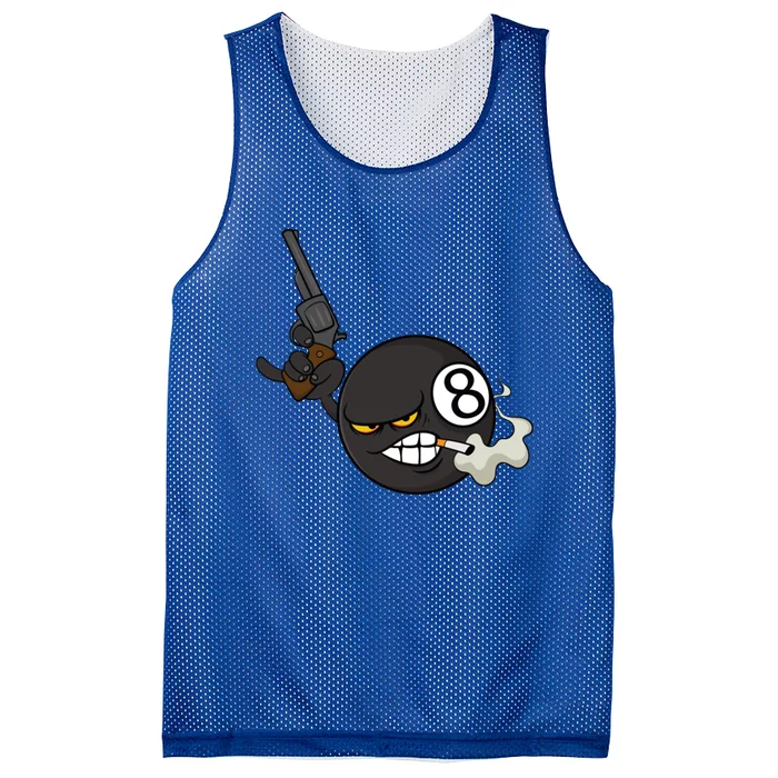 Billiard Cartoon Drawing Ball Pool Players Gift Meaningful Gift Mesh Reversible Basketball Jersey Tank