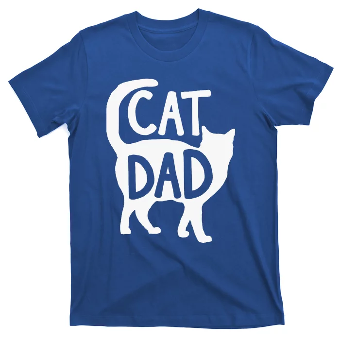 Best Cat Dad Fathers Day Kitty Papa Christmas T-Shirt