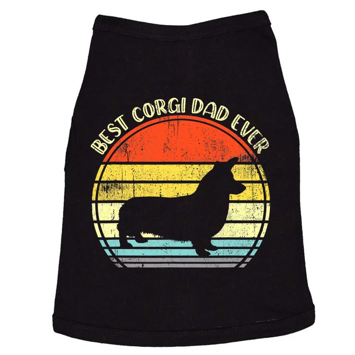 Best Corgi Dad Ever Design Doggie Tank