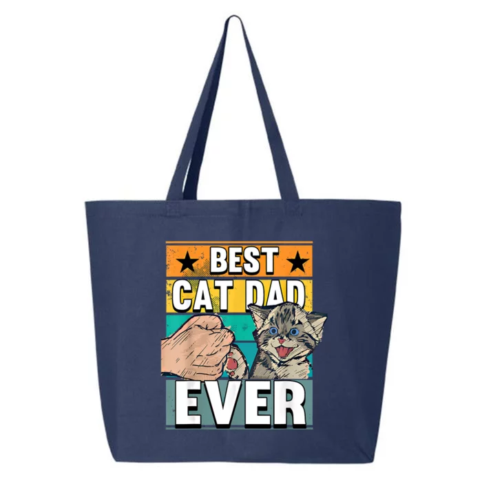 Best Cat Dad Ever Cats Father Fathers Day Cool Gift 25L Jumbo Tote