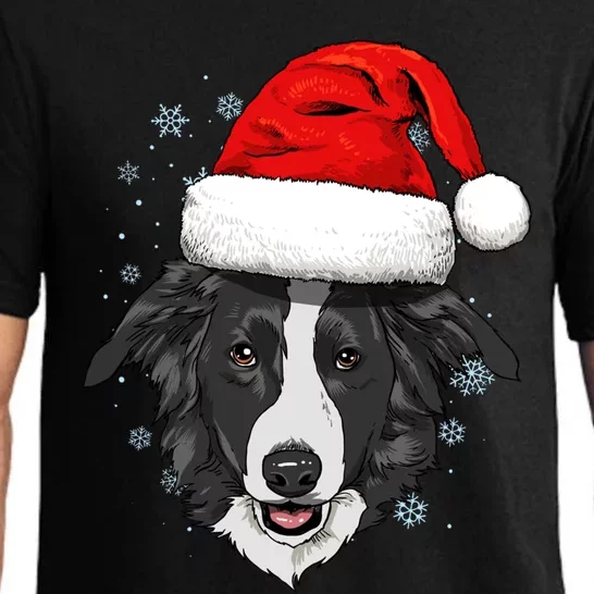 Border Collie Dog Christmas Santa Clause Navidad Xmas Puppy Gift Pajama Set