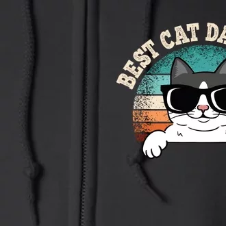 Best Cat Dad Ever Cat Lover Cat Owner Full Zip Hoodie