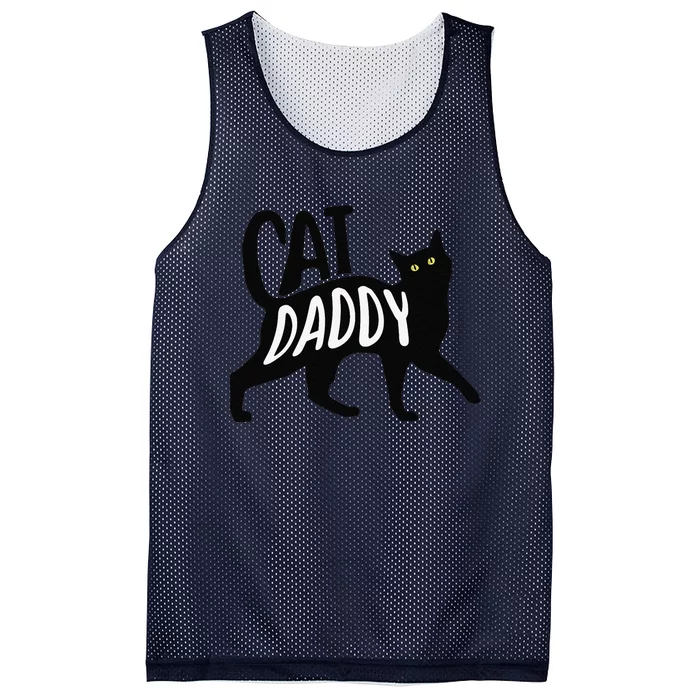 Best Cat Dad Fathers Day Kitty Lover Daddy Papa Christmas Mesh Reversible Basketball Jersey Tank