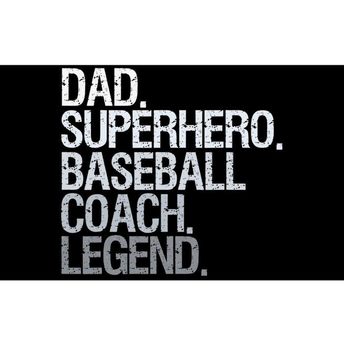 Baseball coach dad Bumper Sticker