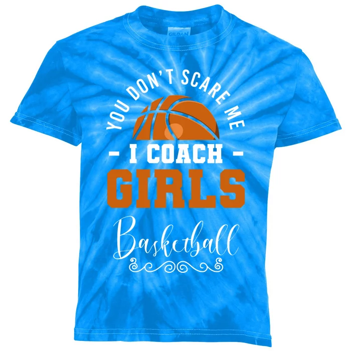 Basketball Coach Dads I Coach Basketball Coaching Gift Kids Tie-Dye T-Shirt