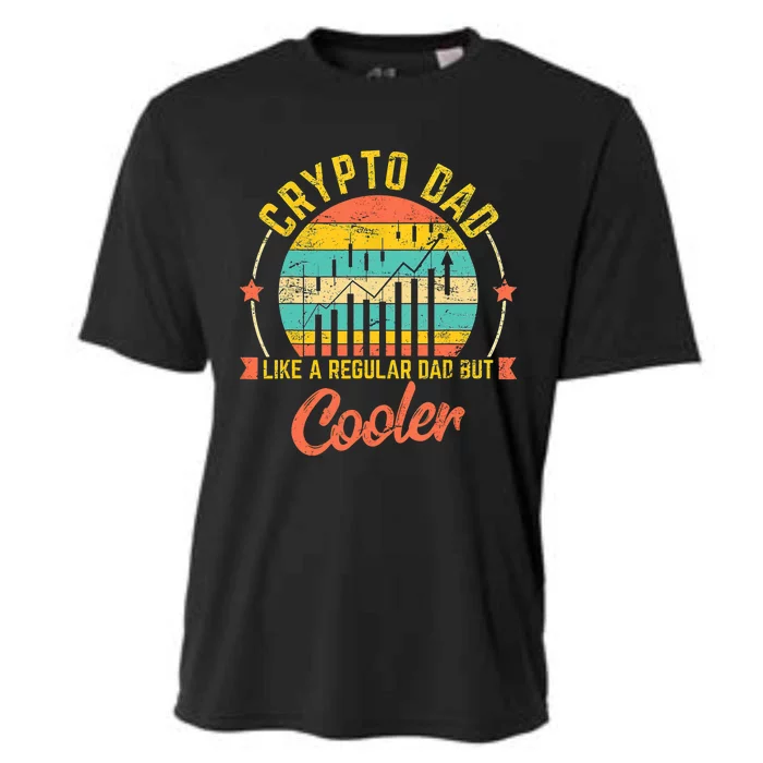 Bitcoin Crypto Dad Shirt | Like A Regular Dad Cooling Performance Crew T-Shirt