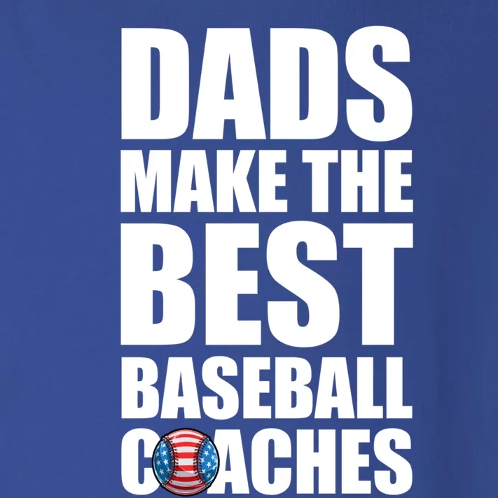 Baseball Coach Dad American Flag Baseball Practice Cool Gift Toddler Long Sleeve Shirt