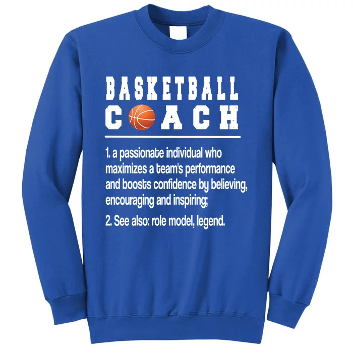 Basketball Coach Definition Basketball Coaching Cool Gift Sweatshirt