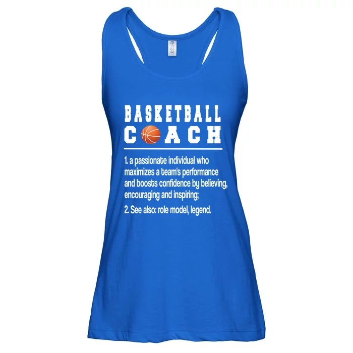 Basketball Coach Definition Basketball Coaching Cool Gift Ladies Essential Flowy Tank