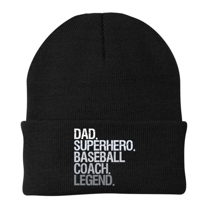 Baseball coach dad Knit Cap Winter Beanie