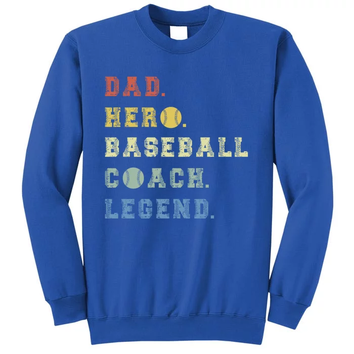 Baseball Coach Dad Cute Gift Sweatshirt