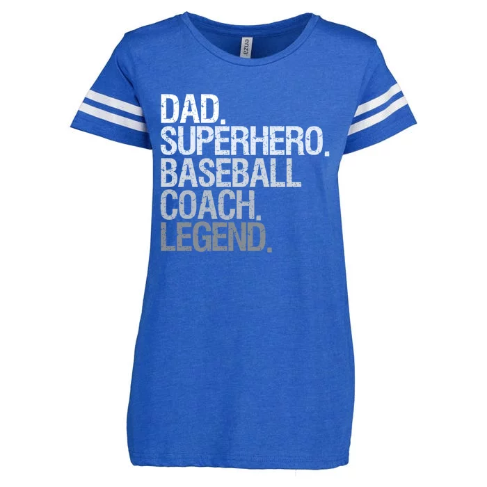 Baseball Coach Dad Funny Gift Enza Ladies Jersey Football T-Shirt