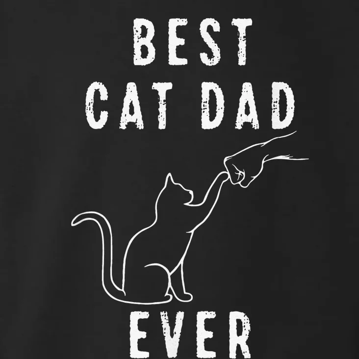 Best Cat Dad Ever Cat Daddy Paw Fist Bump Meow Cat Toddler Hoodie