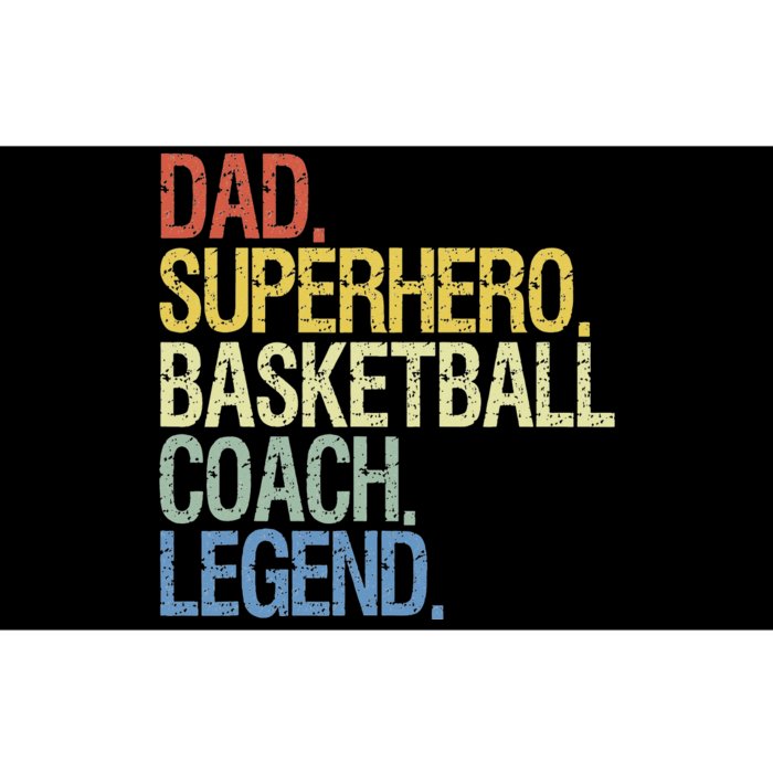 Basketball coach dad Bumper Sticker