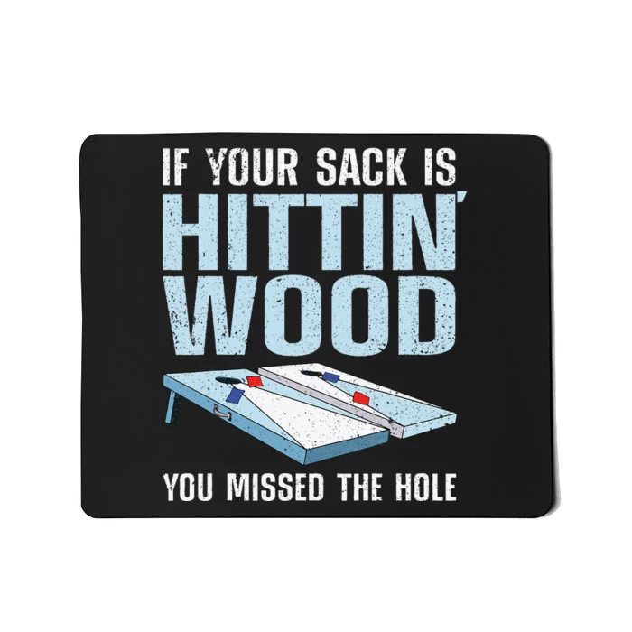 Best Cornhole Design Bean Bag Cornhole Lover Mousepad