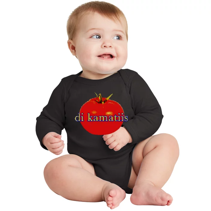 Ben Co0kiemoh Di Kamatiis Baby Long Sleeve Bodysuit