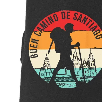 Buen Camino De Santiago De Compostela Doggie 3-End Fleece Hoodie