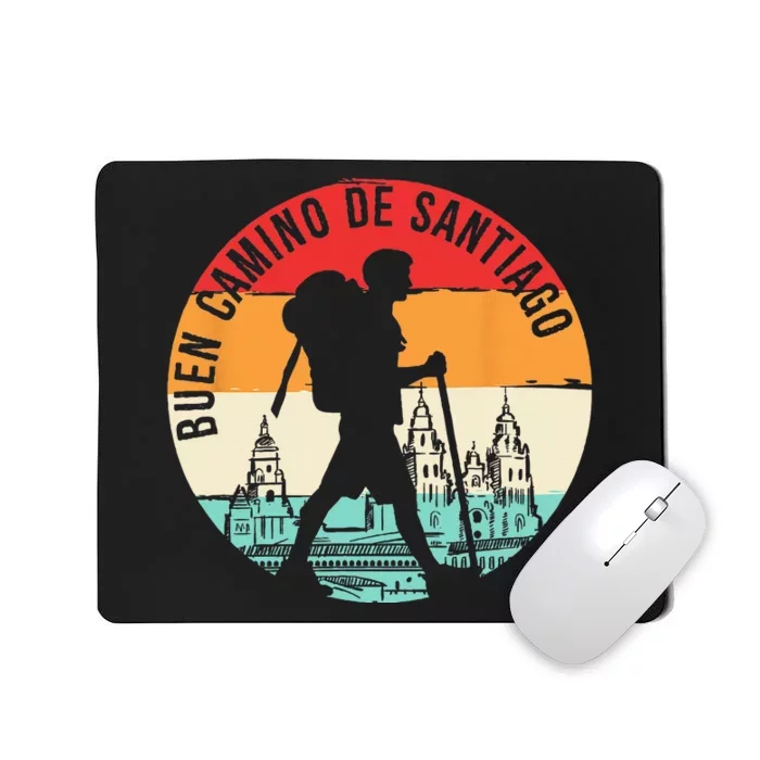 Buen Camino De Santiago De Compostela Mousepad