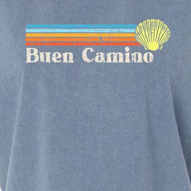 Buen Camino De Santiago De Compostela Garment-Dyed Women's Muscle Tee