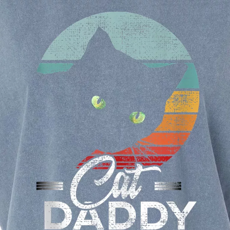 Best Cat Dad Daddy Ever Cat Lover Garment-Dyed Women's Muscle Tee