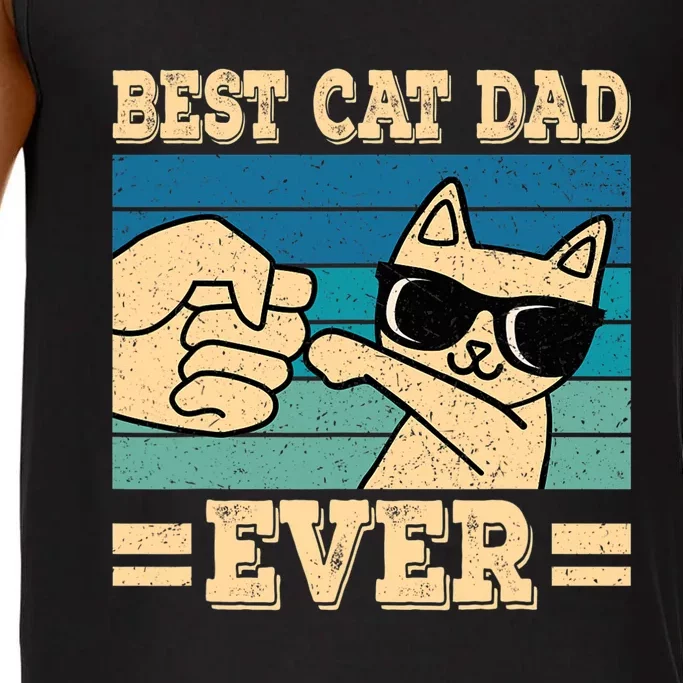 Best Cat Dad Ever Funny Cat Retro Men Comfort Colors® Tank Top