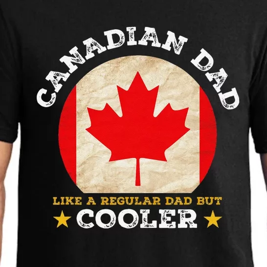 Best Canadian Dad Ever Father's Day Canada Flag Pride Pajama Set