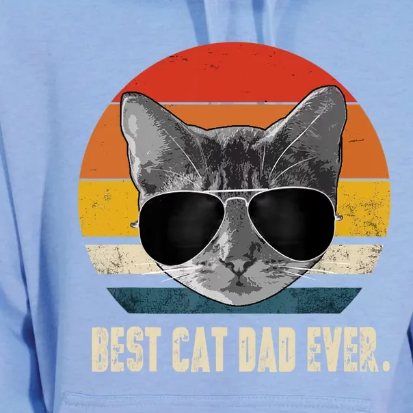 Best Cat Dad Ever Shirt Vintage Retro Cat Daddy Cat Father TShirt Unisex Surf Hoodie