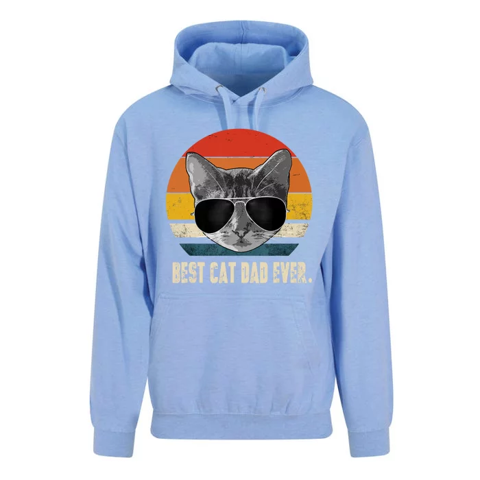 Best Cat Dad Ever Shirt Vintage Retro Cat Daddy Cat Father TShirt Unisex Surf Hoodie