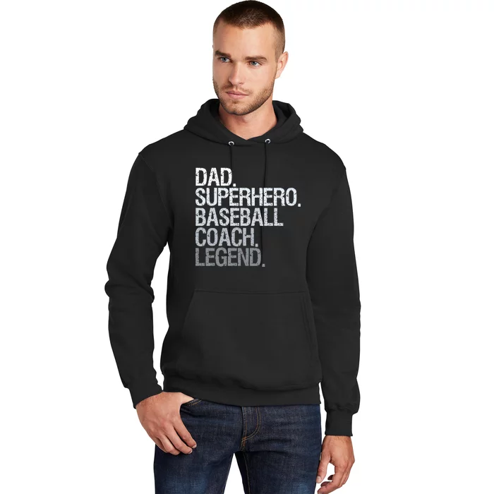 Baseball Coach Dad Hoodie