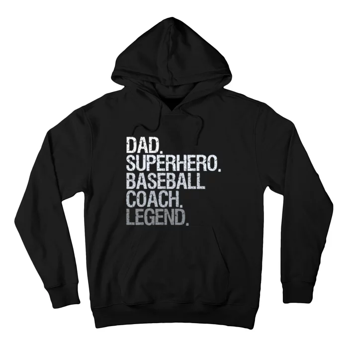 Baseball Coach Dad Hoodie