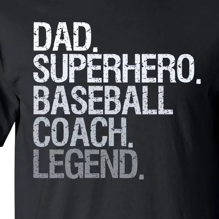 Baseball Coach Dad Tall T-Shirt