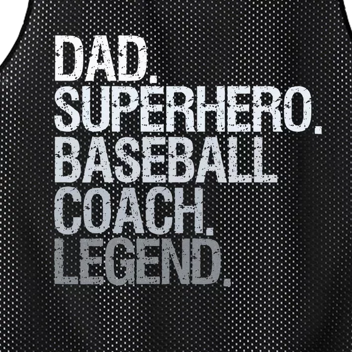 Baseball Coach Dad Mesh Reversible Basketball Jersey Tank