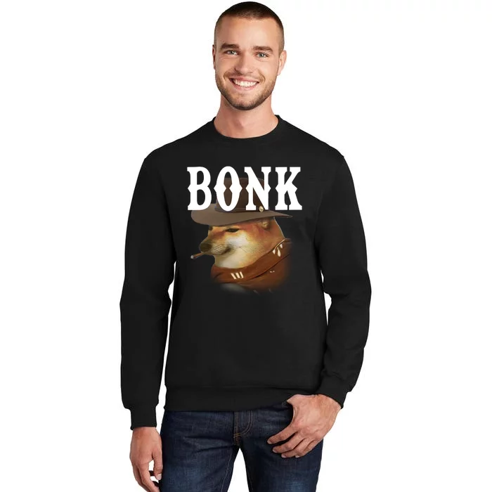 Bonk Cowboy Dog Tall Sweatshirt