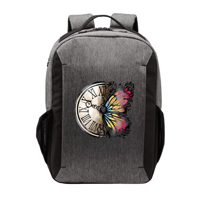 Butterfly Clock Design Vector Backpack