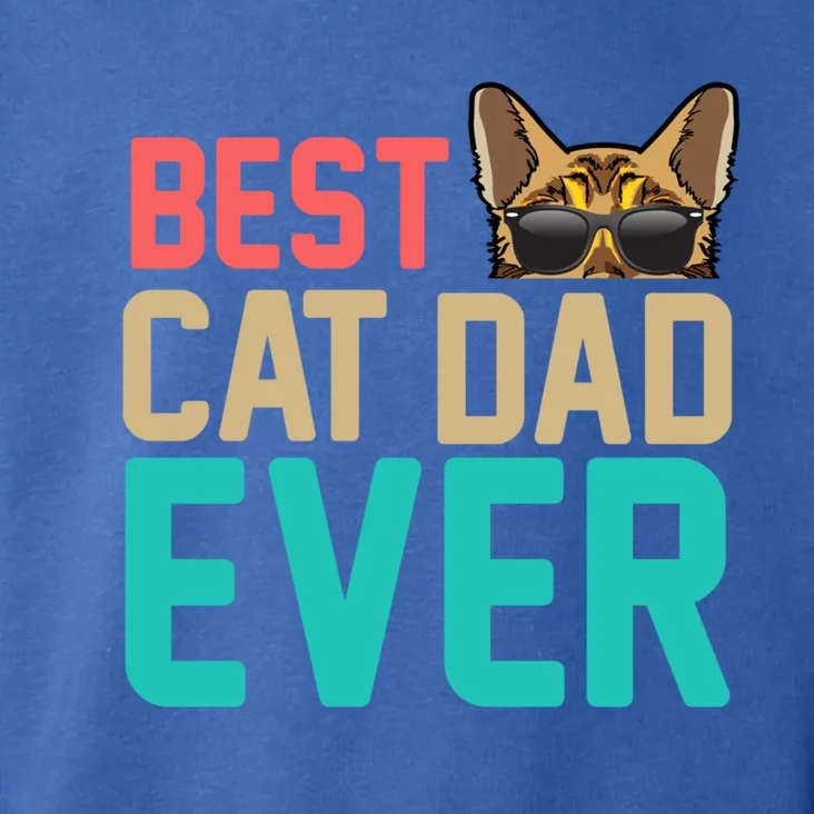 Best Cat Dad Ever Funny Bengal Cat Papa Gift Toddler Hoodie