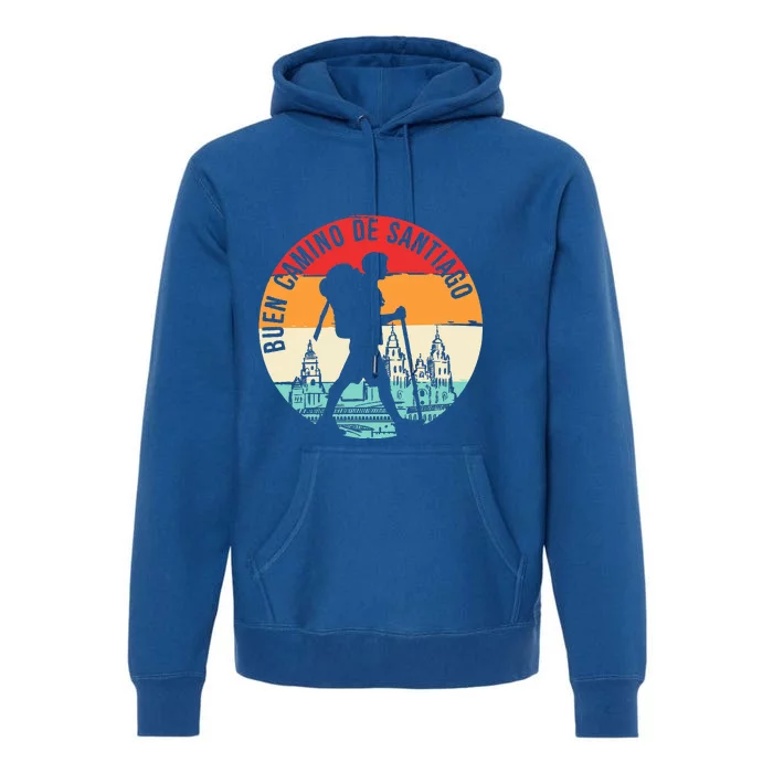 Buen Camino De Santiago De Compostela Premium Hoodie