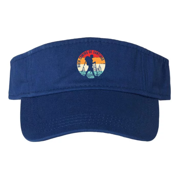 Buen Camino De Santiago De Compostela Valucap Bio-Washed Visor