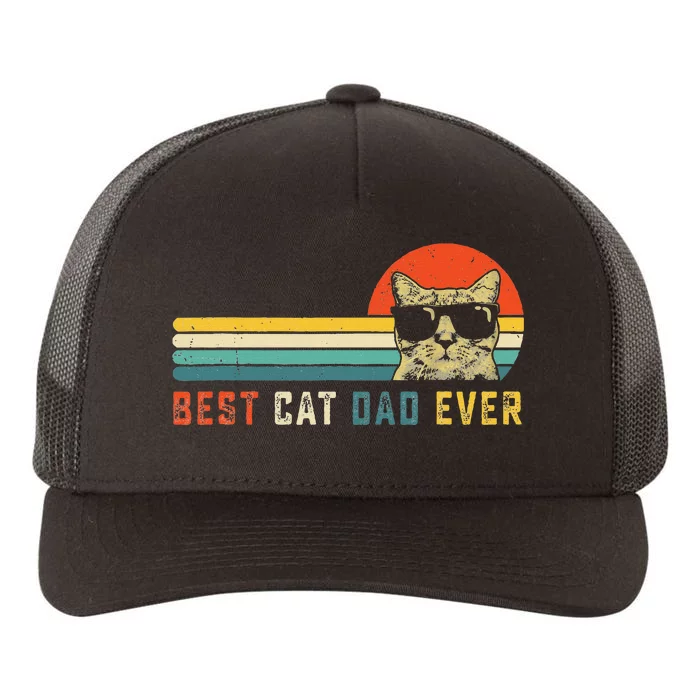 Best Cat Dad Ever FatherS Day Gift Cat Daddy Yupoong Adult 5-Panel Trucker Hat