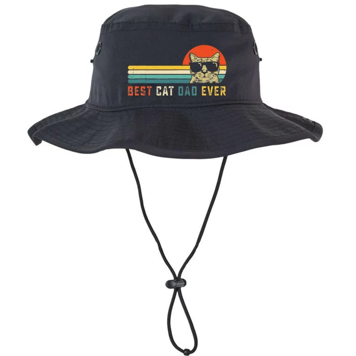 Best Cat Dad Ever FatherS Day Gift Cat Daddy Legacy Cool Fit Booney Bucket Hat