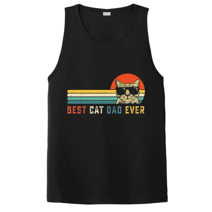 Best Cat Dad Ever FatherS Day Gift Cat Daddy Performance Tank