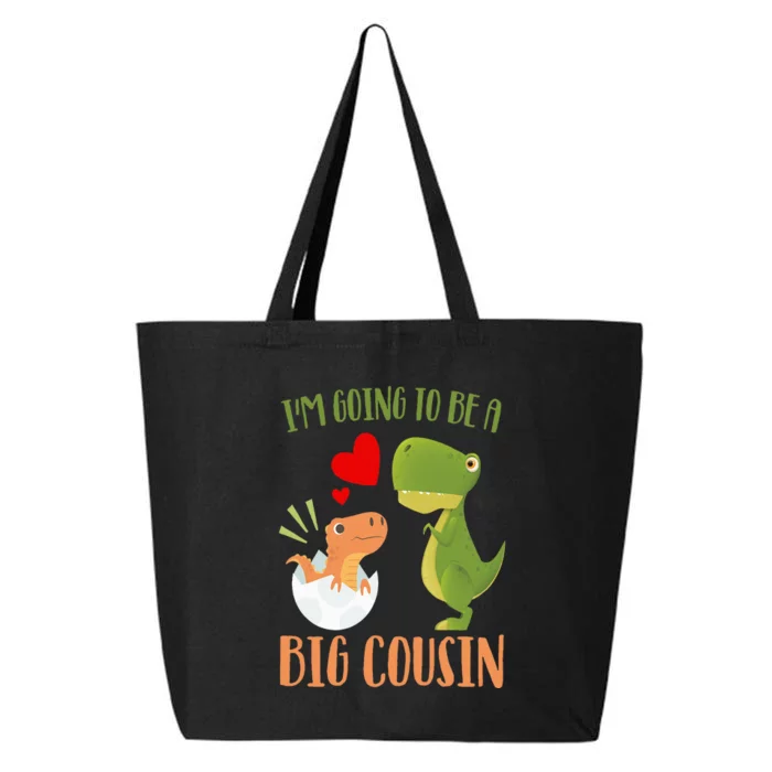 Big Cousin Dinosaur I'm Going To Be Cousin Baby Reveal 2024 25L Jumbo Tote