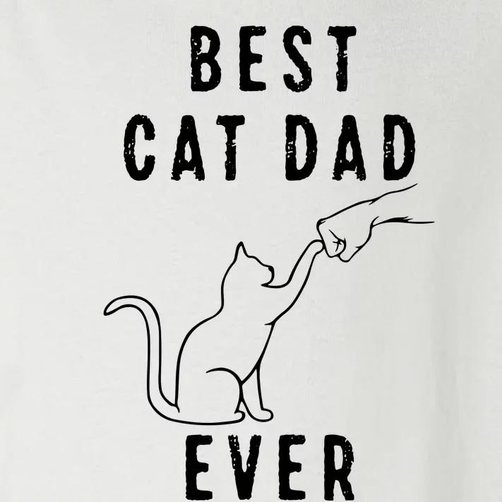 Best Cat Dad Ever Cat Daddy Paw Fist Bump Meow Cat Toddler Long Sleeve Shirt