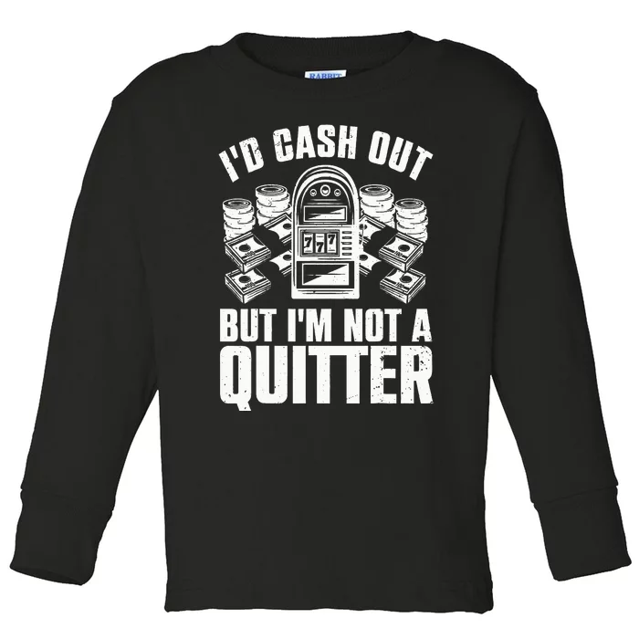 Best Casino Design For Casino Gambling Gamblers Toddler Long Sleeve Shirt