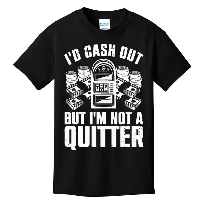 Best Casino Design For Casino Gambling Gamblers Kids T-Shirt