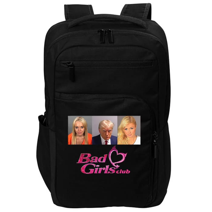 Bad Club Donald Trump Mug Shot Impact Tech Backpack