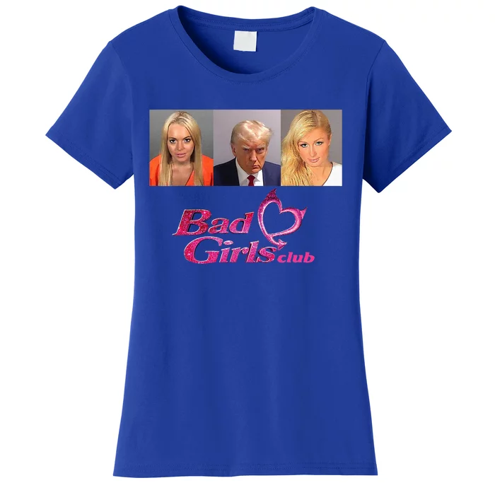 Bad Club Donald Trump Mug Shot Women's T-Shirt