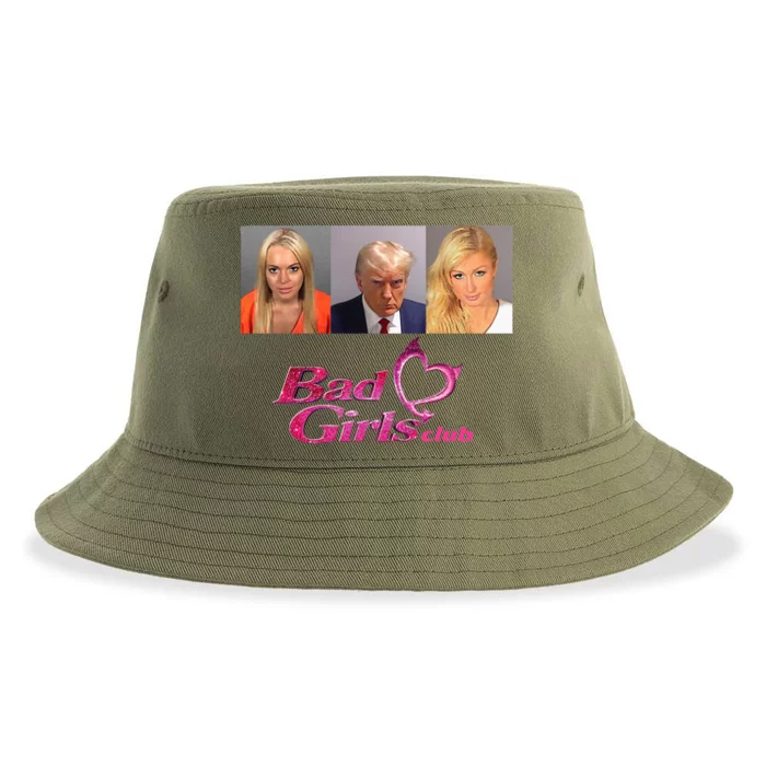 Bad Club Donald Trump Mug Shot Sustainable Bucket Hat